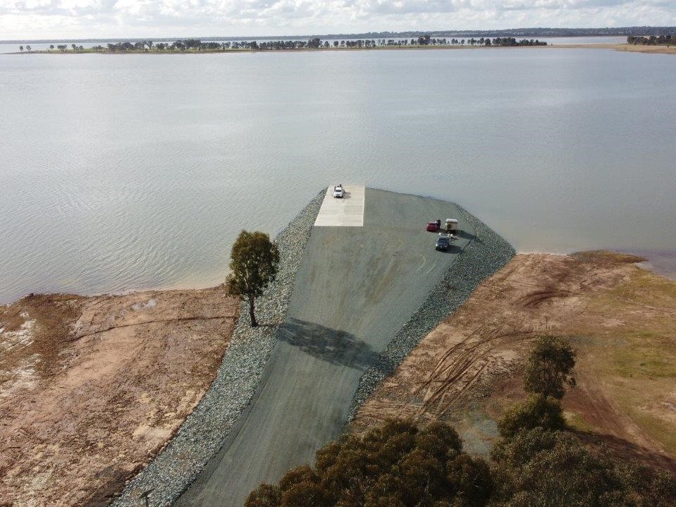 Harrimans Point Ramp, Waranga Basin