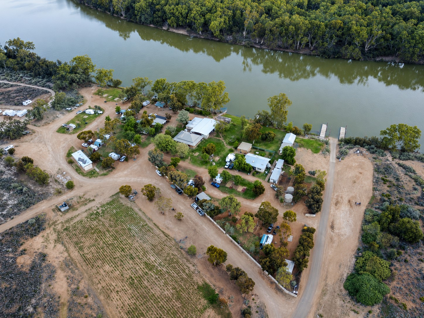 fort courage caravan park boat ramp