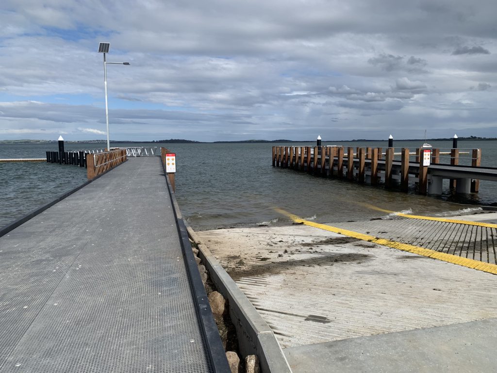 Rhyll boat ramp at rhyll, phillip island