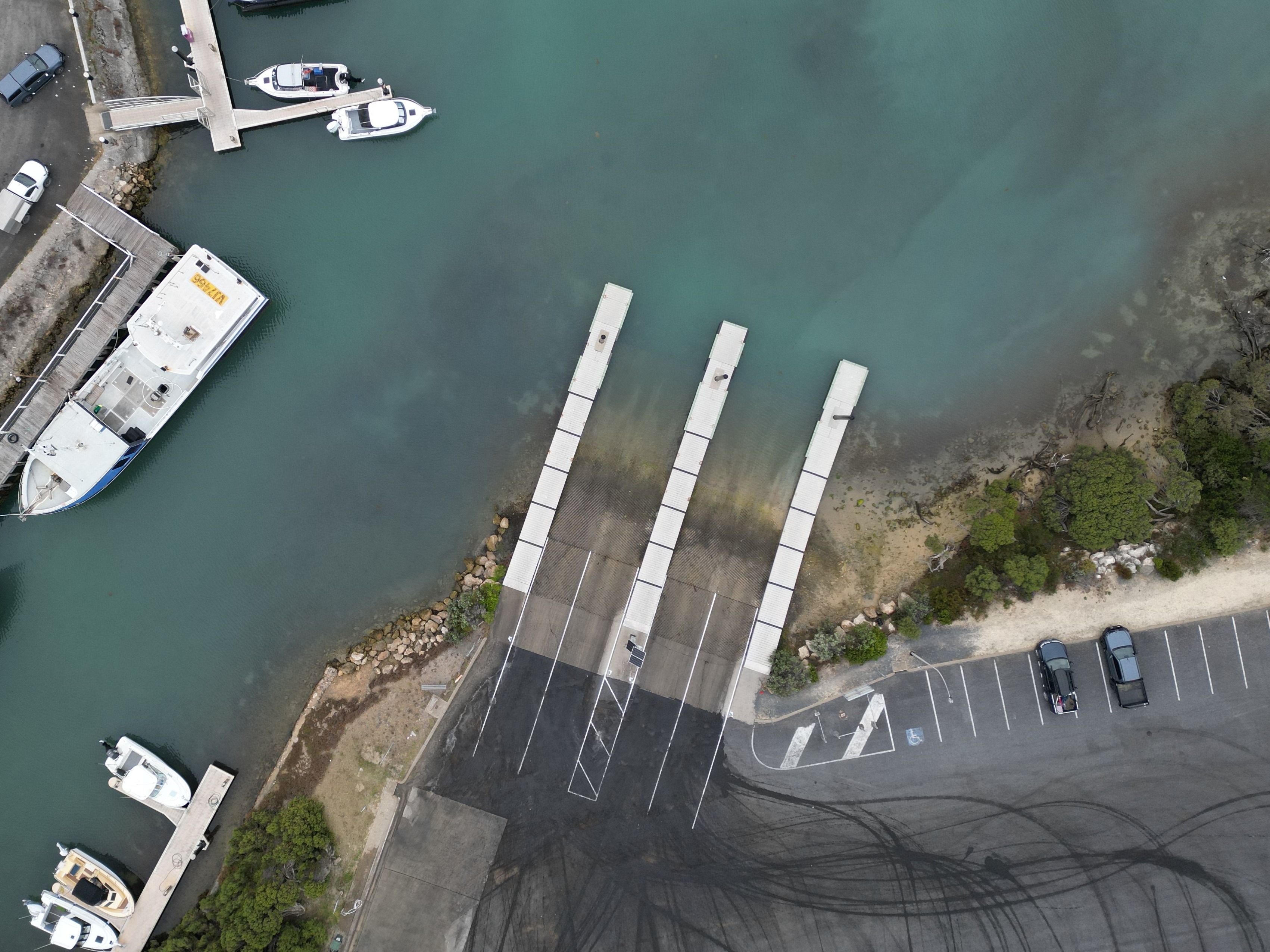 robe lake marina boat ramp