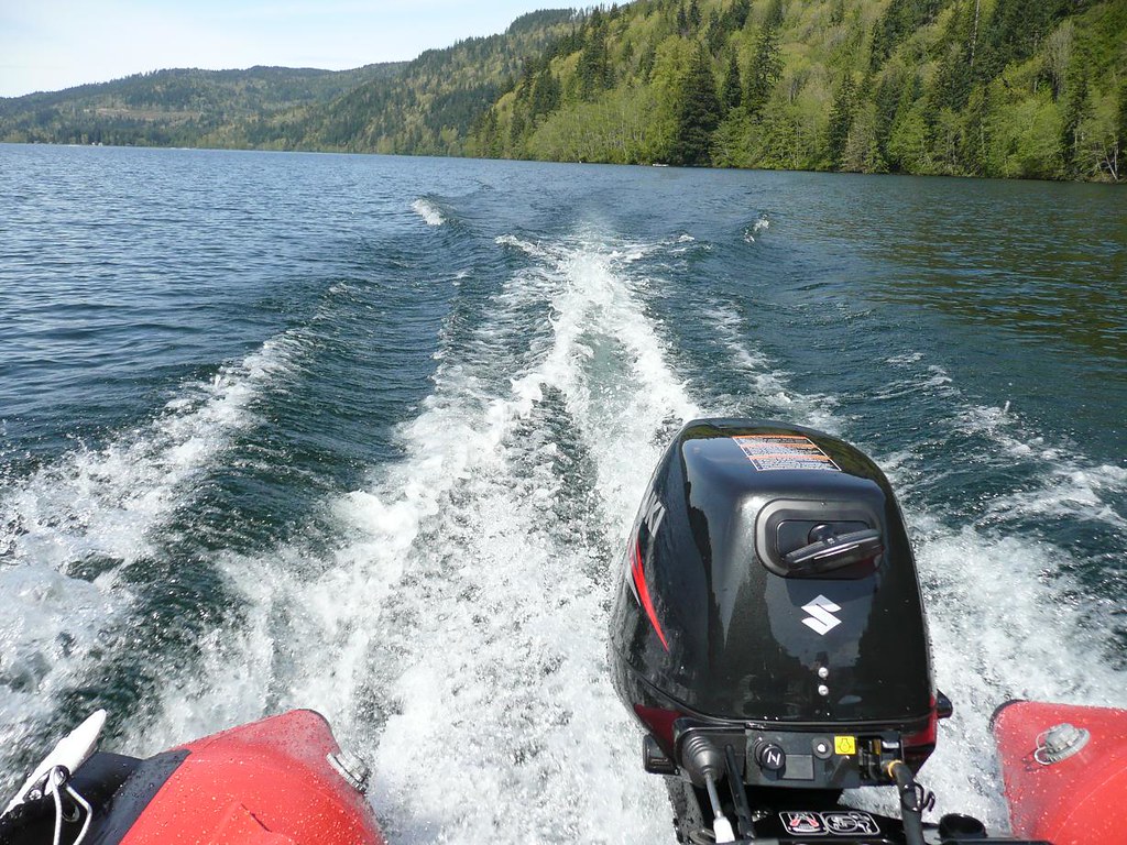 Suzuki outboard motor.