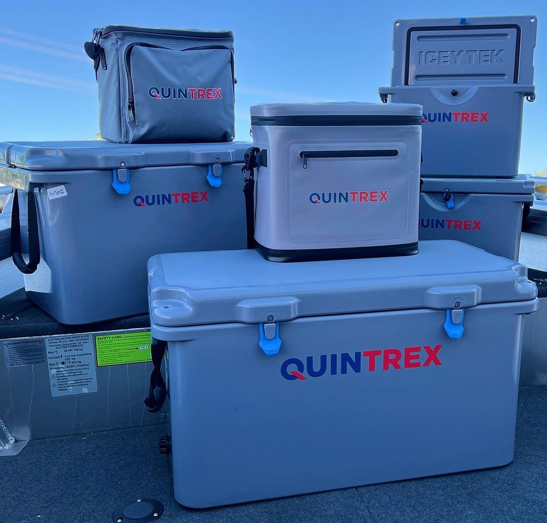 Quintrex portable coolers.