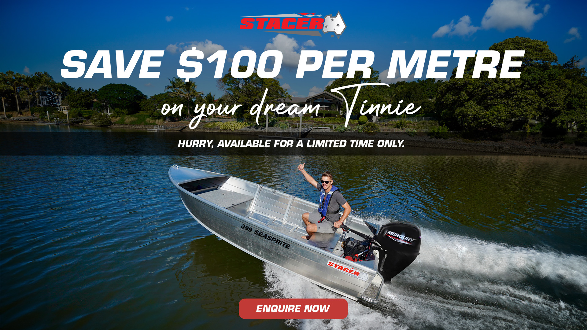 Huge Savings on Your Dream Stacer Tinnie!