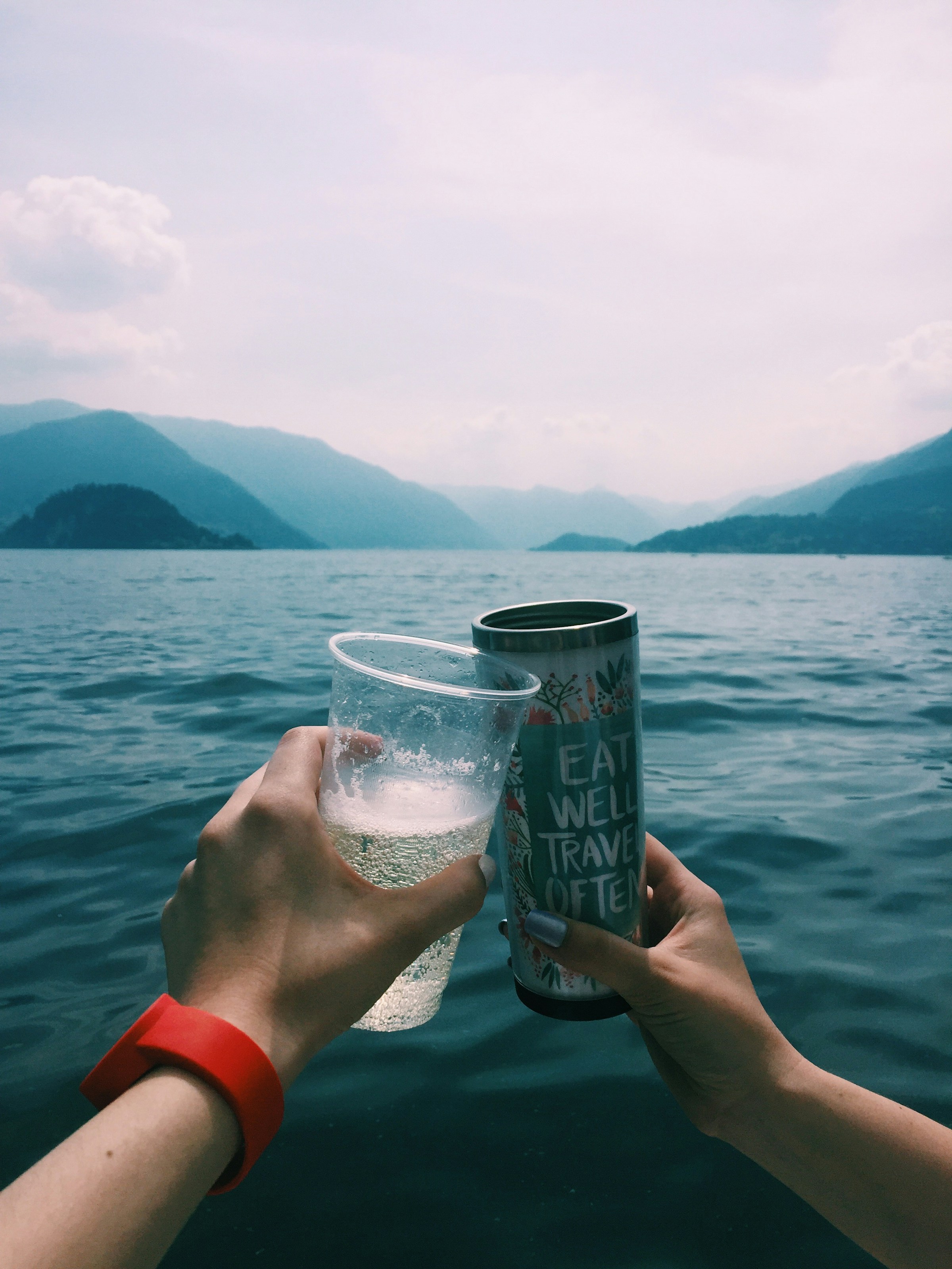 Cheers! to drinks on the water