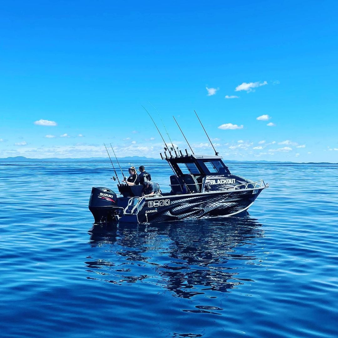 Offshore fishing on Stacer ocean ranger