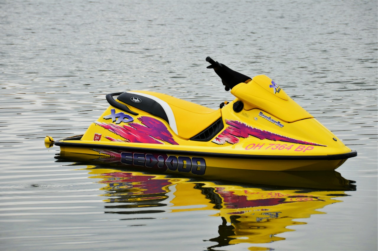 SeaDoo XP 800 in the water.