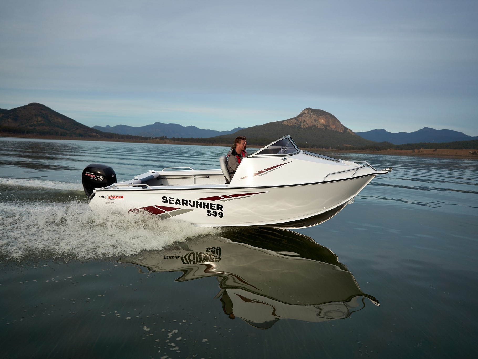 stacer searunner out on the water